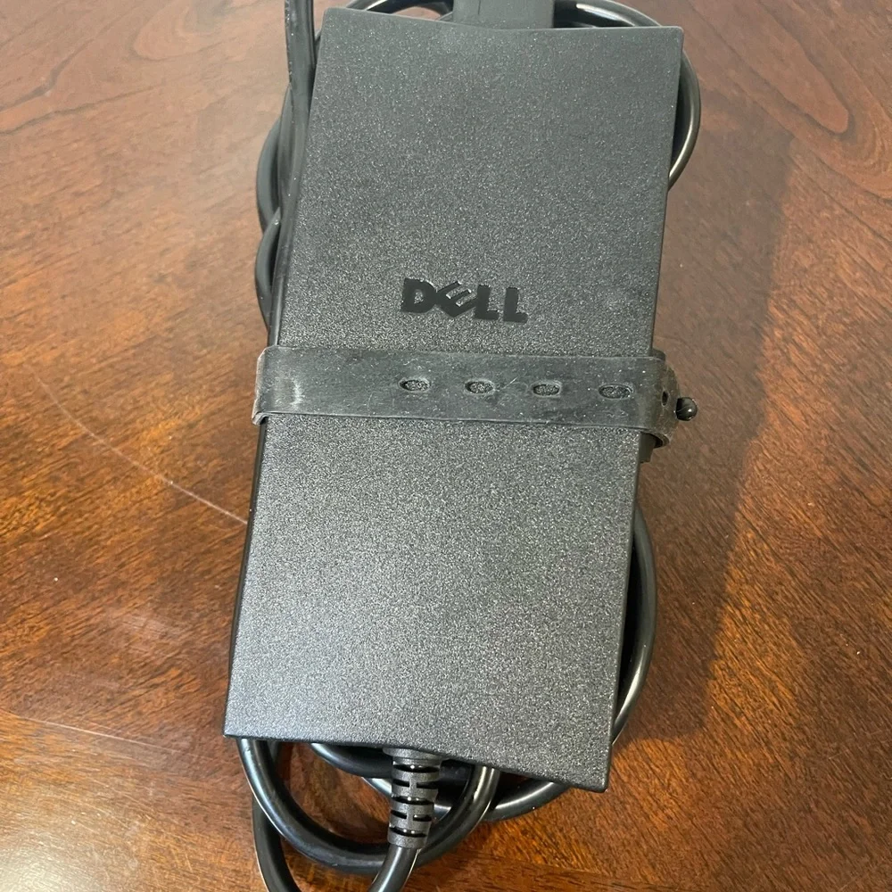 Dell 130W AC/DC Adapter DA130PE1-00 with Strap EUC Tested and Working